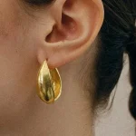 ear-piercing-jewelry-double-side-leaf-ear-studs-1 ear jewellery