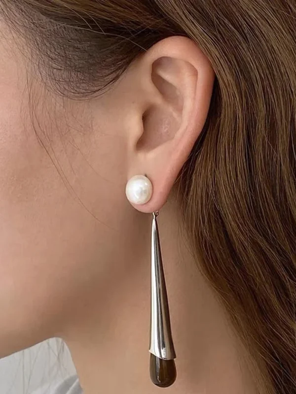 ear-piercing-jewelry-drop-agate-ear-studs-1 sliver earrings