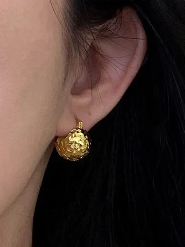 ear-piercing-jewelry-embossed-texture-ear-rings-1 gold earrings