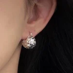 ear-piercing-jewelry-embossed-texture-ear-rings-2 sliver earrings