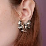 ear-piercing-jewelry-equisite-bow-leaf-ear-studs-1 ear jewellery