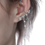 ear-piercing-jewelry-fishtail-tassel-ear-cuffs-1 ear jewellery