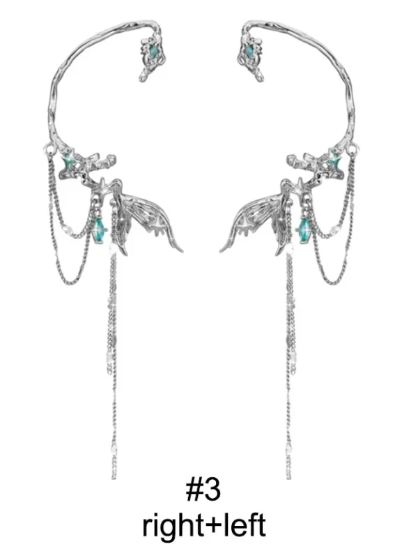 ear-piercing-jewelry-fishtail-tassel-ear-cuffs-5 ear jewellery