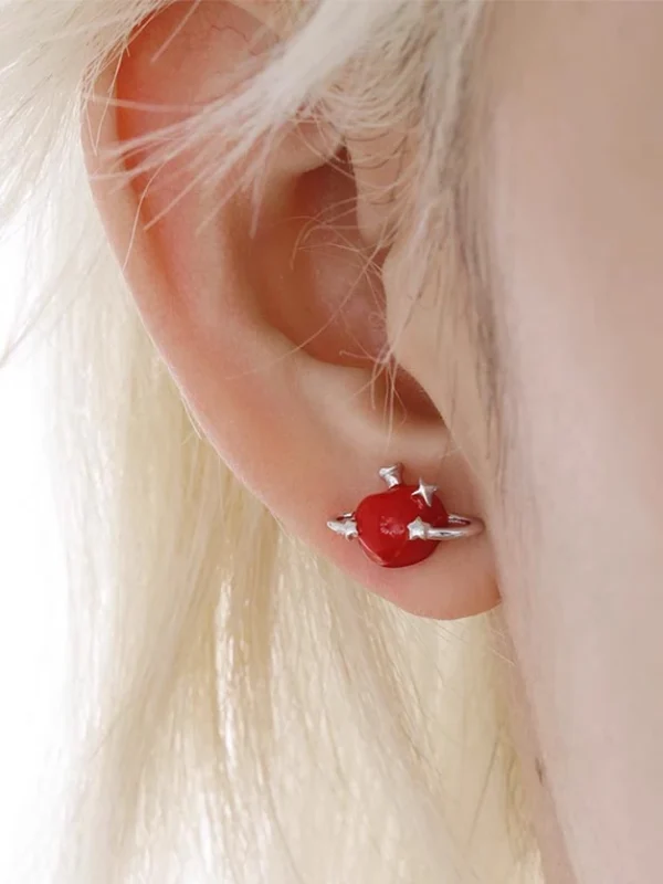 ear-piercing-jewelry-green-apple-ear-stud-5 ear jewellery