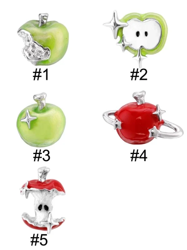 ear-piercing-jewelry-green-apple-ear-stud-6 ear jewellery