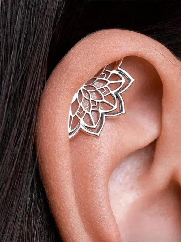 ear-piercing-jewelry-hollow-lotus-ear-stud-1 ear jewellery