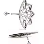 ear-piercing-jewelry-hollow-lotus-ear-stud-2 ear jewellery