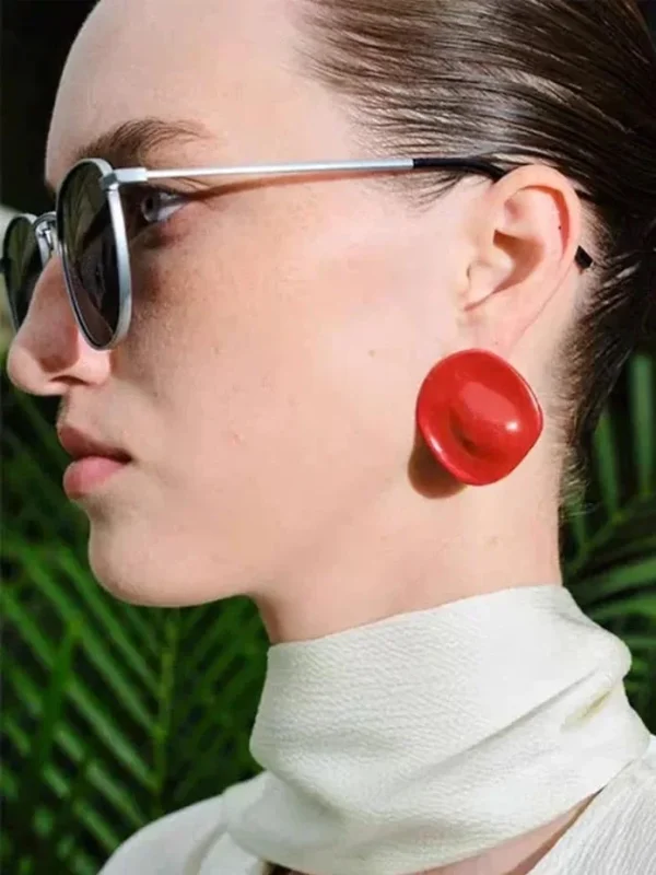 ear-piercing-jewelry-irregular-enamel-ear-studs-2 cute earrings