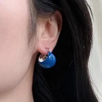 ear-piercing-jewelry-klein-blue-leaf-ear-ring-1 ear jewellery