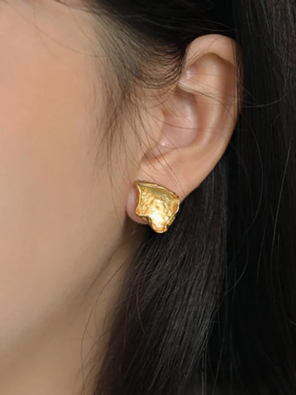 ear-piercing-jewelry-luxury-asymmetry-ear-studs-1 gold earrings