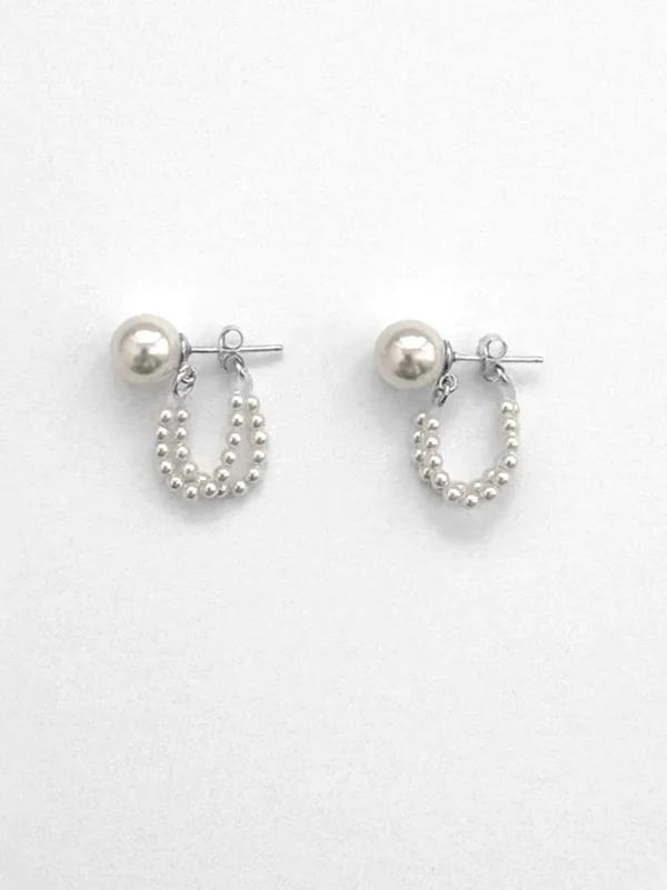 ear-piercing-jewelry-pearl-chain-leaf-ear-studs-4 ear jewellery