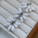 ear-piercing-jewelry-pearl-flowers-earrings-3 pearl earrings