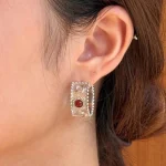 ear-piercing-jewelry-retro-agate-ear-rings-1 sliver earrings