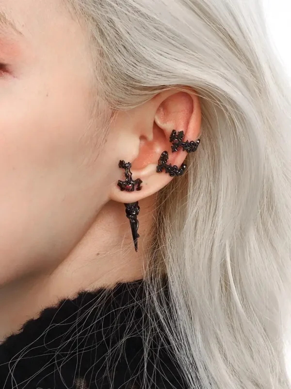 ear-piercing-jewelry-rose-sword-ear-studs-3 ear jewellery