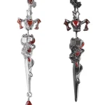 ear-piercing-jewelry-rose-sword-ear-studs-5 ear jewellery