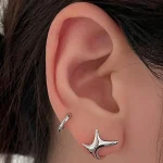 ear-piercing-jewelry-sliver-irregular-ear-studs-3 ear jewellery