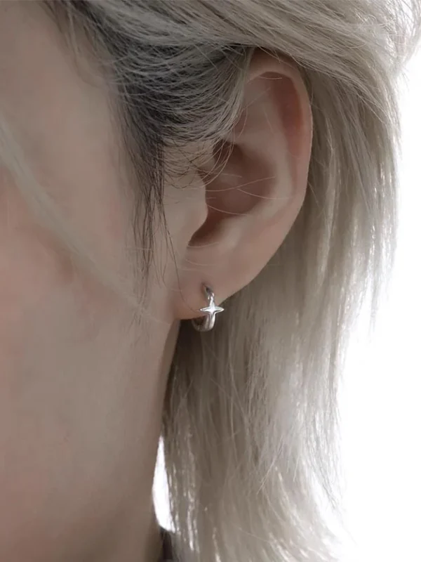 ear-piercing-jewelry-sliver-star-ear-cuffs-4 ear jewellery