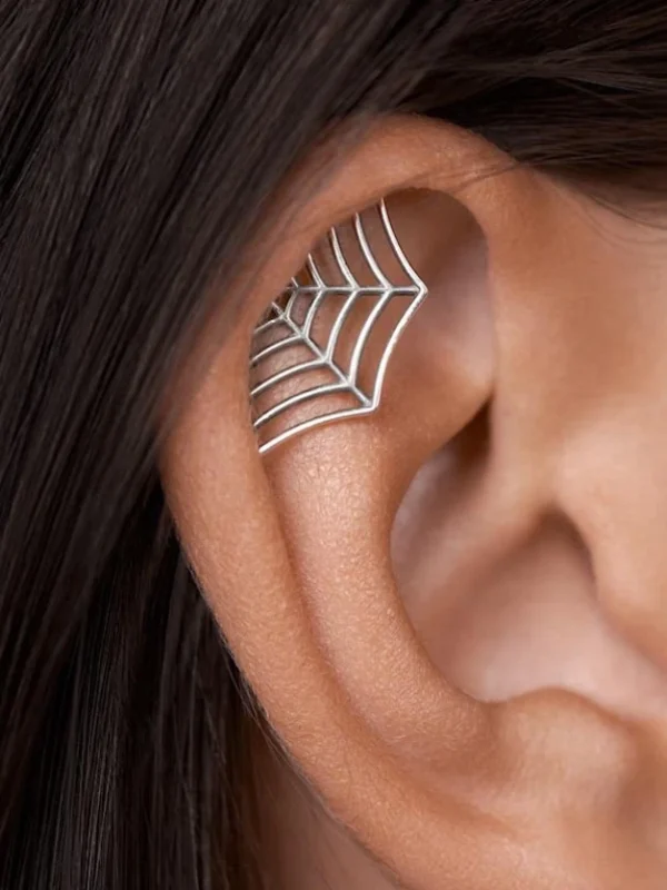 ear-piercing-jewelry-unique-cobweb-ear-stud-1 ear jewellery