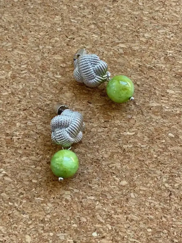 ear-piercing-jewelry-unique-knot-ear-studs-2 sliver earrings