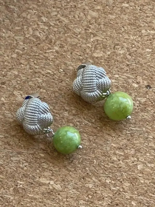 ear-piercing-jewelry-unique-knot-ear-studs-3 sliver earrings