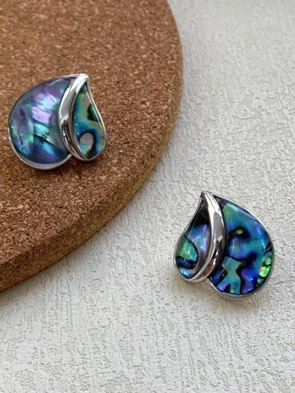 ear-piercing-jewelry-unique-shell-ear-studs-4 sliver earrings