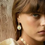 ear-piercing-jewelry-vintage-pine-stone-leaf-ear-stud-2 gold earrings