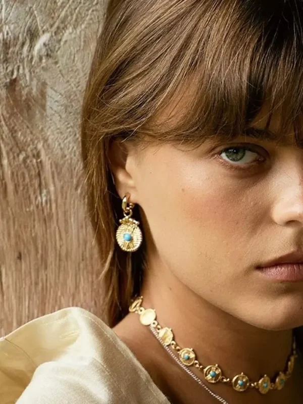 ear-piercing-jewelry-vintage-pine-stone-leaf-ear-stud-2 gold earrings