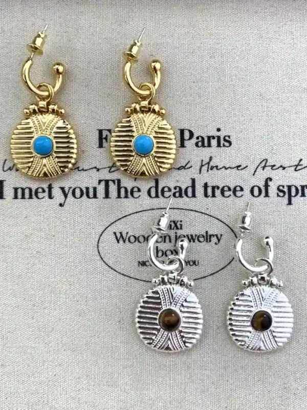 ear-piercing-jewelry-vintage-pine-stone-leaf-ear-stud-5 gold earrings