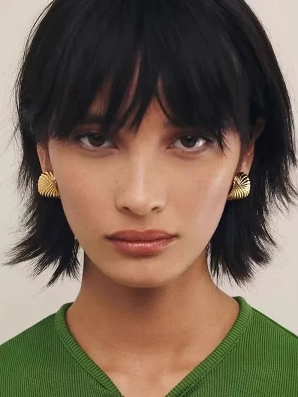 ear-piercing-jewelry-water-ripples-ear-studs-4 Water Ripples Ear Studs V047