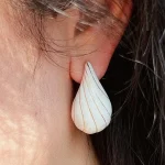 ear-piercing-jewelry-white-shell-ear-studs-1 vintage earrings