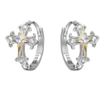 ear-piercing-jewelry-zircon-cross-ear-cuffs-1 ear jewellery