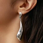 esarrings-fashion-long-line-shape-1 sliver ear studs