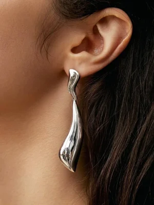 esarrings-fashion-long-line-shape-1 sliver ear studs