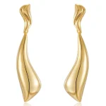 esarrings-fashion-long-line-shape-5 gold ear studs