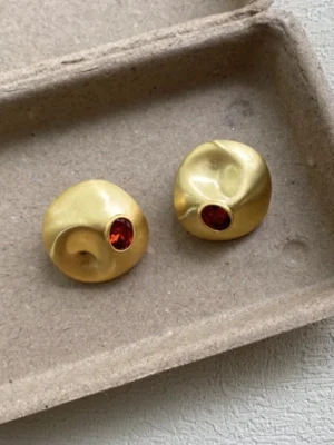 gold ear studs