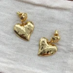 heart-shaped-gold-earrings-4 gold earrings