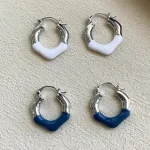hoop-earrings-irregular-circle-shape-2 hoop ear studs