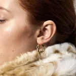 hoop-earrings-irregular-circle-shape-3 hoop ear studs