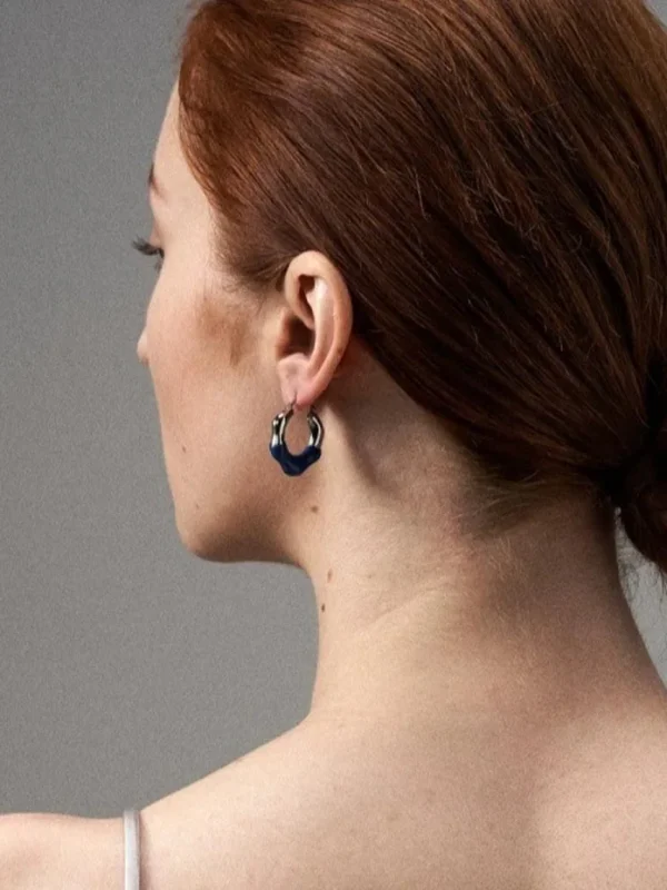 hoop-earrings-irregular-circle-shape-4 hoop ear studs
