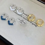 hoop-earrings-irregular-circle-shape-6 hoop ear studs