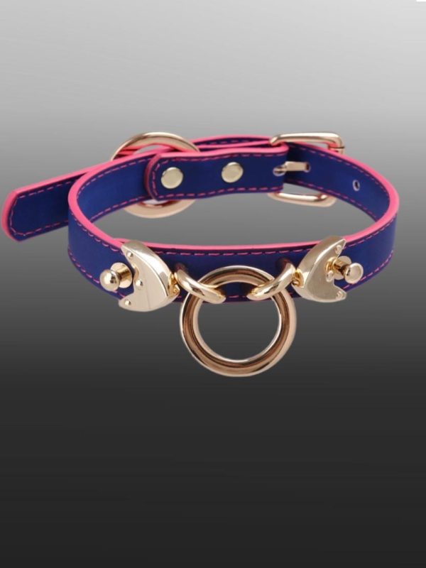 leather-choker-blue-to-pink-collar-1 choker necklaces