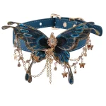 leather-choker-luxury-butterfly-collar-1 choker necklaces