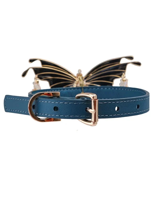 leather-choker-luxury-butterfly-collar-2 choker necklaces