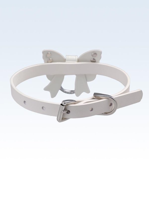 leather-subculture-choker-cute-bow-collar-3 choker necklaces