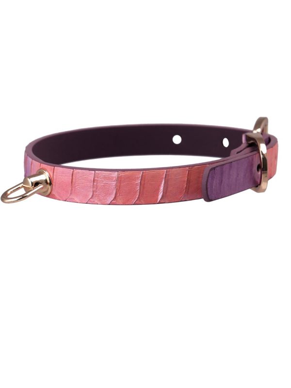 leather-subculture-choker-purple-snake-collar-4 choker necklaces