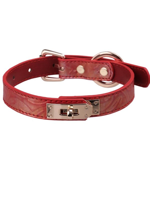 leather-subculture-choker-red-y2k-collar-1 choker necklaces