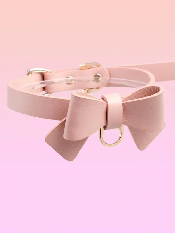 luxury-leather-cute-bow-choker-7 cute choker