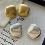 matte-sliver-earrings-gold-ear-studs-3 basic earrings