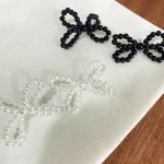 pearl-earrings-cute-bow-design-5 cute earrings