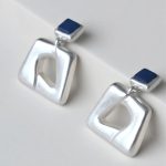 sliver-earrings-irregualr-geometric-2 basic earrings